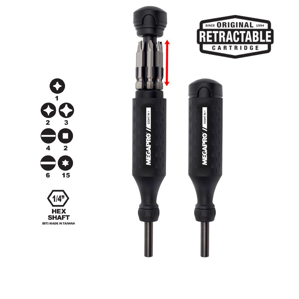 8-in-1 Original Screwdriver - Black<span class=' ItemWarning' style='display:block;'>Item is usually in stock, but we&#39;ll be in touch if there&#39;s a problem<br /></span>