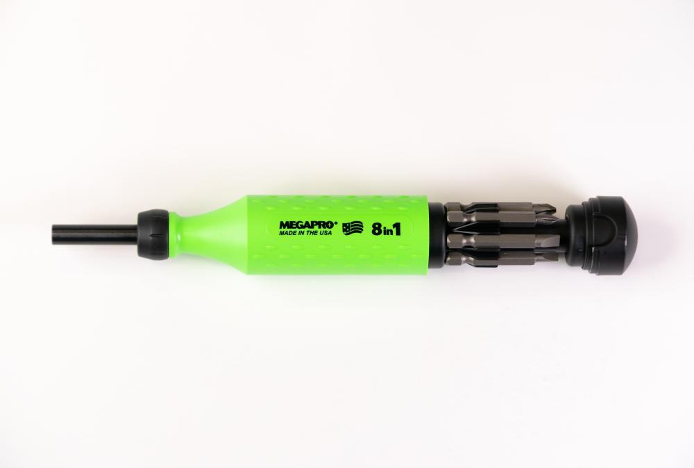 8-in-1 Original Screwdriver – Neon Green - Carded<span class=' ItemWarning' style='display:block;'>Item is usually in stock, but we&#39;ll be in touch if there&#39;s a problem<br /></span>