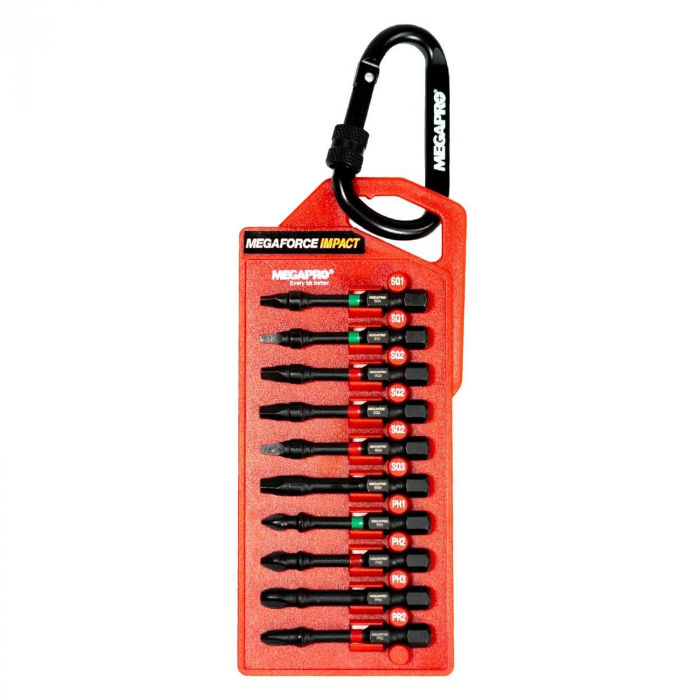 Megaforce Assorted Bits 10 Pack<span class=' ItemWarning' style='display:block;'>Item is usually in stock, but we&#39;ll be in touch if there&#39;s a problem<br /></span>