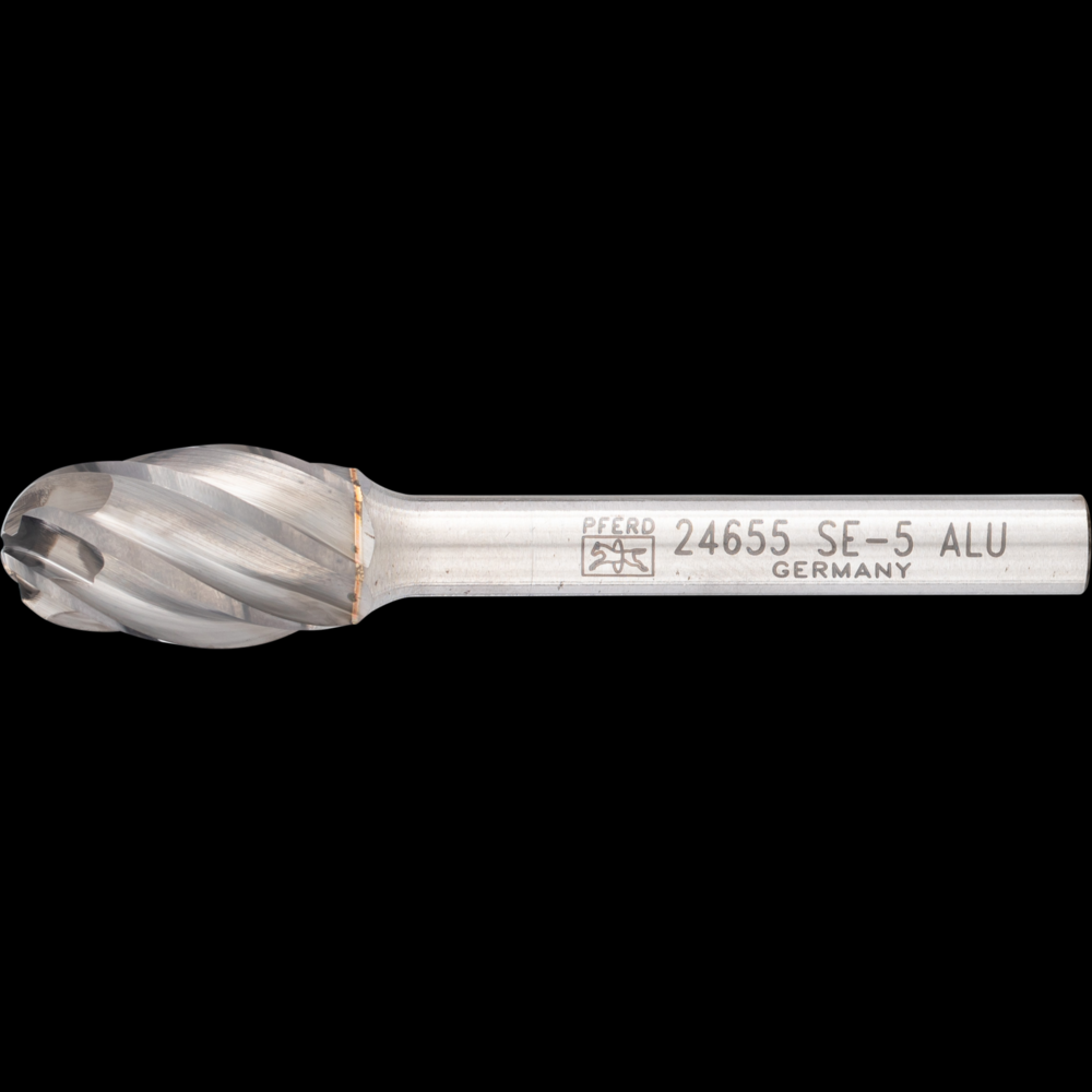 PFERD Carbide Bur SE-5 Oval Shape ALU Cut 1/2&#34; x 7/8&#34; x 1/4&#34; Shank<span class=' ItemWarning' style='display:block;'>Item is usually in stock, but we&#39;ll be in touch if there&#39;s a problem<br /></span>