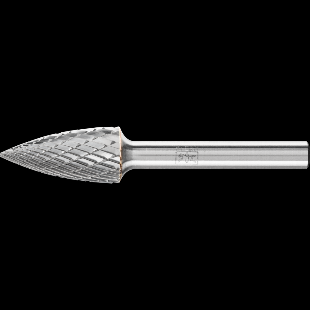 PFERD Carbide Bur SG-5 Pointed Tree Shape Double Cut 1/2&#34; x 1&#34; x 1/4&#34; Shank<span class=' ItemWarning' style='display:block;'>Item is usually in stock, but we&#39;ll be in touch if there&#39;s a problem<br /></span>