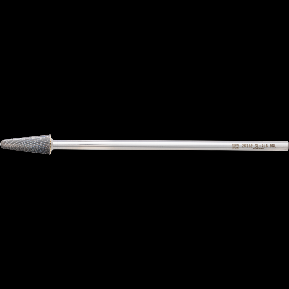PFERD Carbide Bur SL-4L6 14° Taper Double Cut 1/2&#34; x 1-1/8&#34; x 1/4&#34; Shank<span class=' ItemWarning' style='display:block;'>Item is usually in stock, but we&#39;ll be in touch if there&#39;s a problem<br /></span>