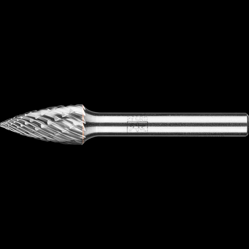 PFERD Carbide Bur SG-3 Pointed Tree Shape OMNI Double Cut 3/8&#34; x 3/4&#34; x 1/4&#34; Shank<span class=' ItemWarning' style='display:block;'>Item is usually in stock, but we&#39;ll be in touch if there&#39;s a problem<br /></span>