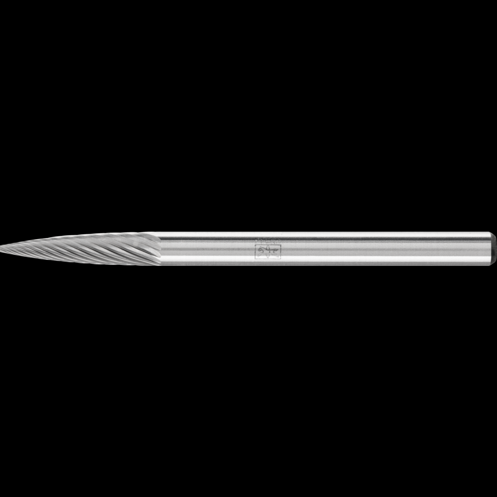 PFERD Carbide Bur SG-43 Pointed Tree Shape Single Cut 1/8&#34; x 3/8&#34; x 1/8&#34; Shank<span class=' ItemWarning' style='display:block;'>Item is usually in stock, but we&#39;ll be in touch if there&#39;s a problem<br /></span>