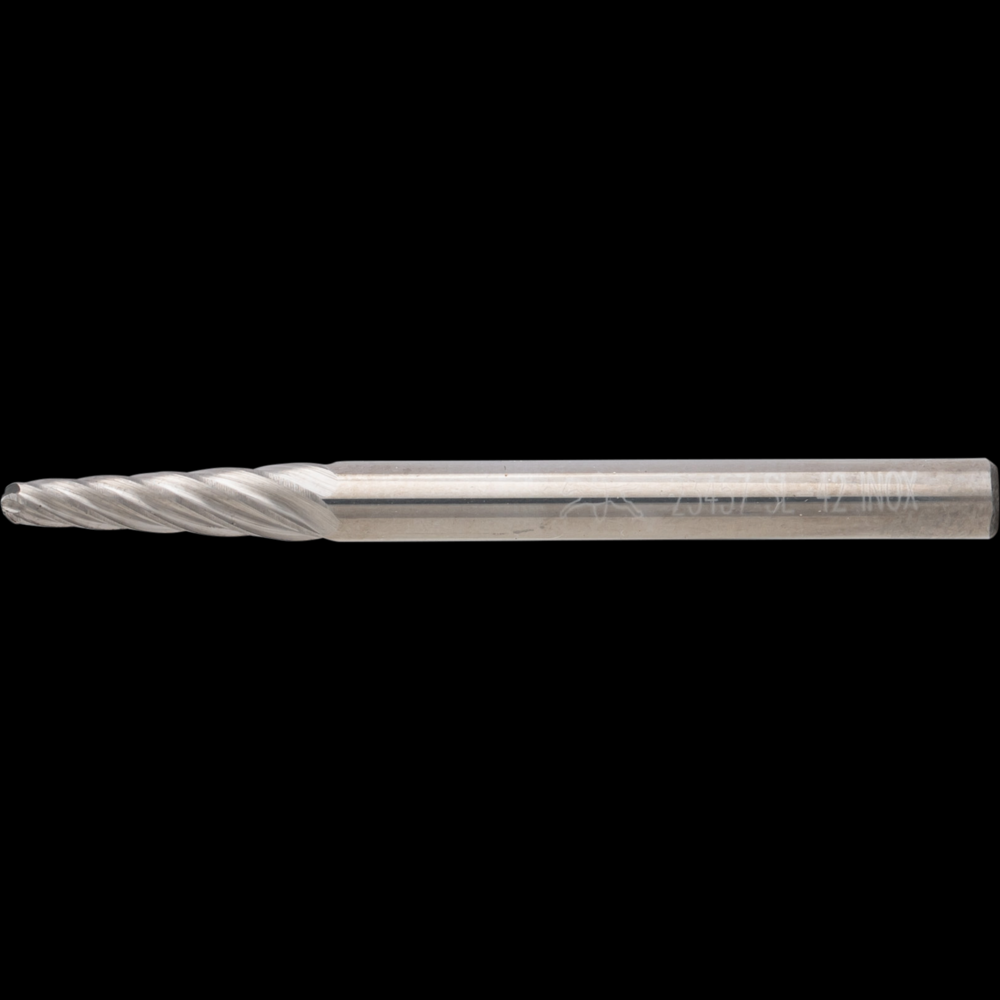 PFERD Carbide Bur SL-42 14° Taper INOX Cut 1/8&#34; x 1/2&#34; x 1/8&#34; Shank<span class=' ItemWarning' style='display:block;'>Item is usually in stock, but we&#39;ll be in touch if there&#39;s a problem<br /></span>