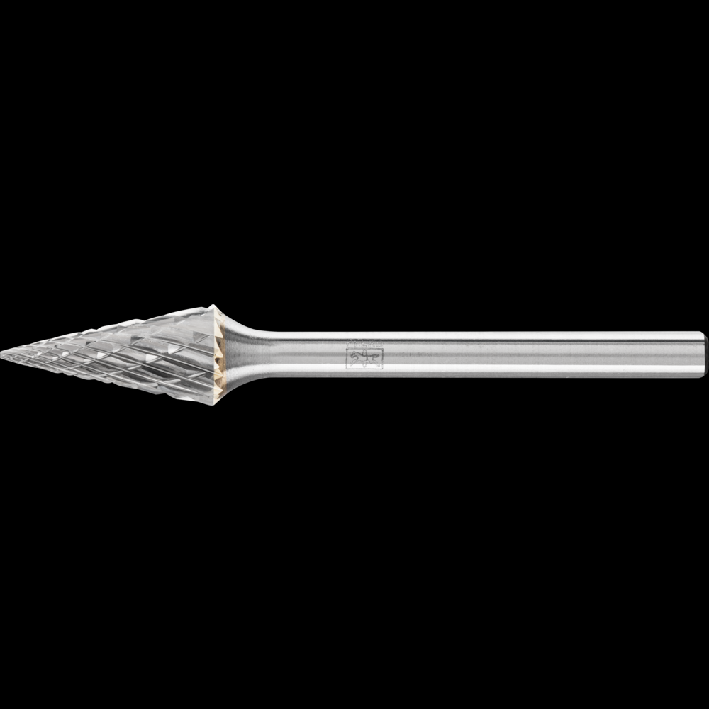 PFERD Carbide Bur SM-51 Pointed Cone Shape Double Cut 1/4&#34; x 1/2&#34; x 1/8&#34; Shank<span class=' ItemWarning' style='display:block;'>Item is usually in stock, but we&#39;ll be in touch if there&#39;s a problem<br /></span>