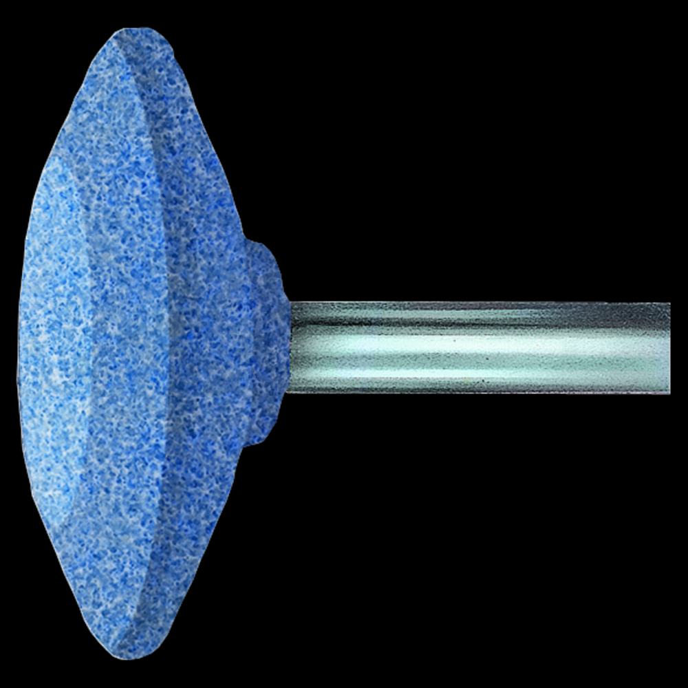 PFERD Vitrified Mounted Point, TOUGH, 1-5/8&#34; x 3/8,80 Grit,A36,Ceramic Oxide,1/4&#34;Shank<span class=' ItemWarning' style='display:block;'>Item is usually in stock, but we&#39;ll be in touch if there&#39;s a problem<br /></span>