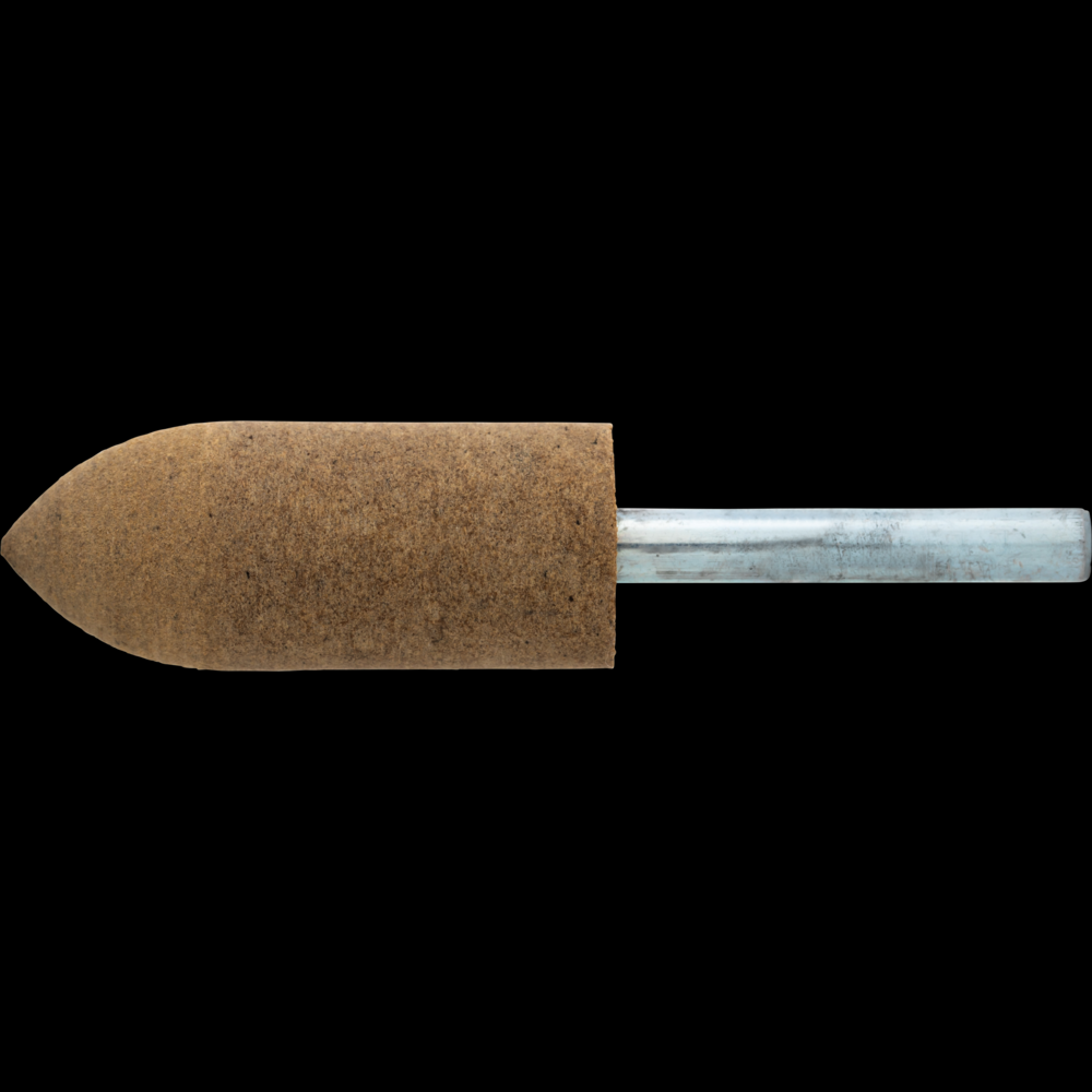 PFERD Poliflex® Mounted Point, Leather Bond, A11 Shape, 120 Grit, 1/4&#34; Shank<span class=' ItemWarning' style='display:block;'>Item is usually in stock, but we&#39;ll be in touch if there&#39;s a problem<br /></span>