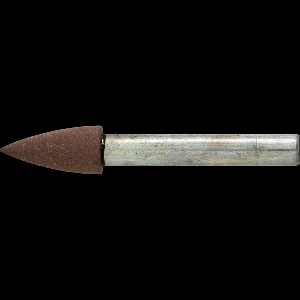 PFERD Poliflex® Mounted Point, Rubber Bond, B52 Shape, 120 Grit, 1/4&#34; Shank<span class=' ItemWarning' style='display:block;'>Item is usually in stock, but we&#39;ll be in touch if there&#39;s a problem<br /></span>