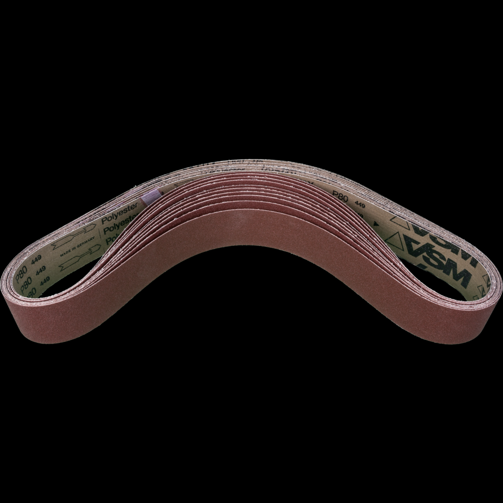 PFERD Abrasive Benchstand Belt, 48&#34; x 2, 80 Grit, Aluminum oxide<span class=' ItemWarning' style='display:block;'>Item is usually in stock, but we&#39;ll be in touch if there&#39;s a problem<br /></span>