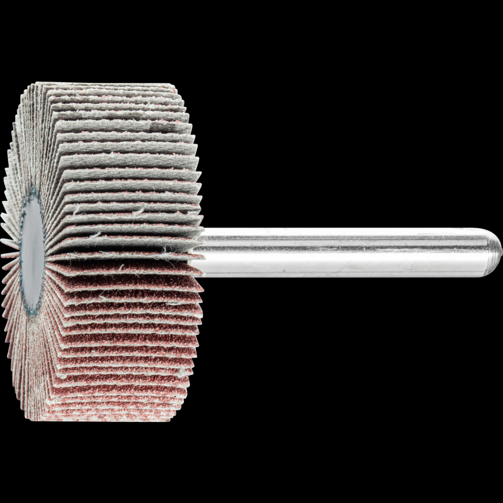 PFERD Mounted Flap Wheel, 1-1/2&#34; x 1/2, 120 Grit, 1/4&#34; Shank, Aluminum oxide<span class=' ItemWarning' style='display:block;'>Item is usually in stock, but we&#39;ll be in touch if there&#39;s a problem<br /></span>