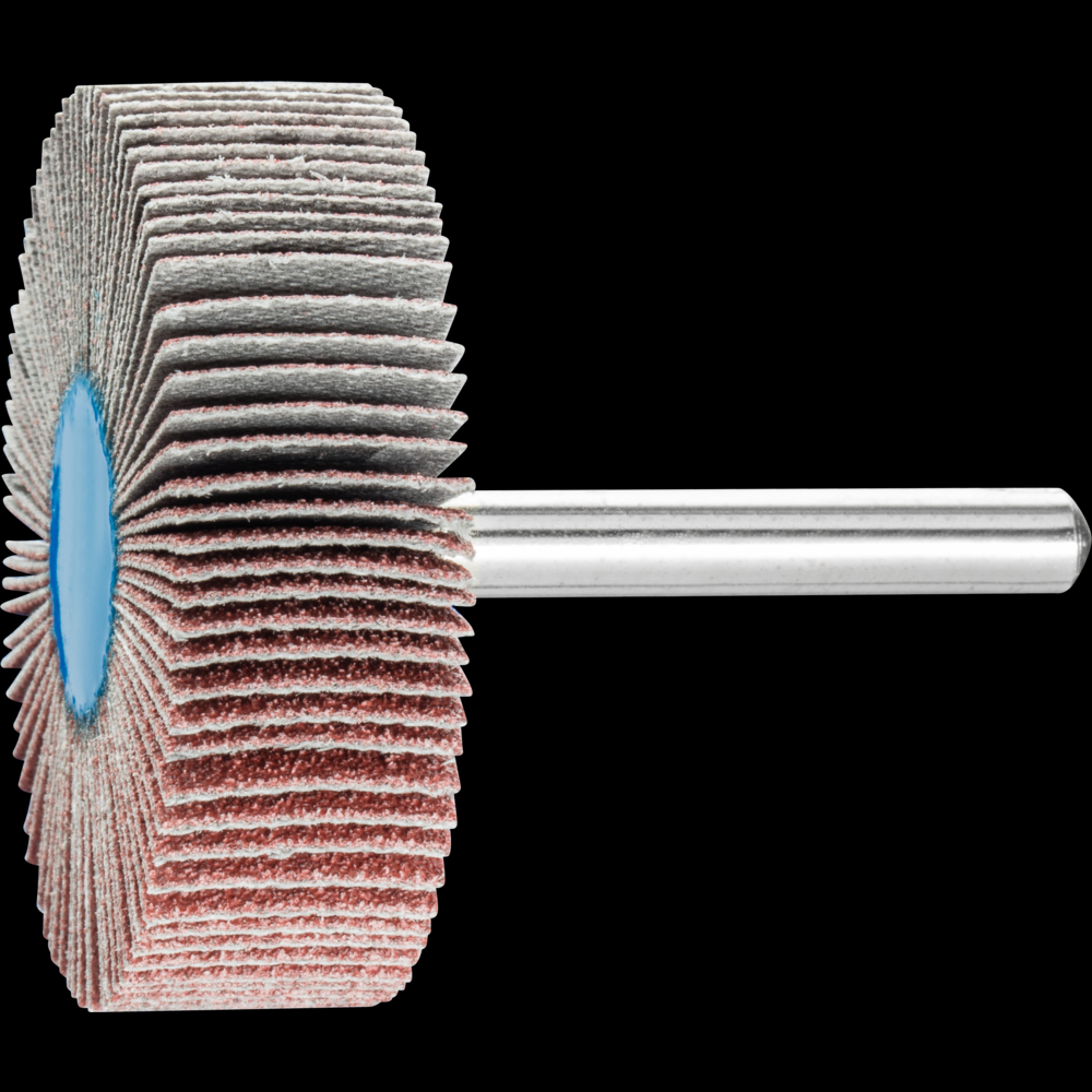 PFERD Mounted Flap Wheel, 2&#34; x 1/2, 80 Grit, 1/4&#34; Shank, Aluminum oxide<span class=' ItemWarning' style='display:block;'>Item is usually in stock, but we&#39;ll be in touch if there&#39;s a problem<br /></span>