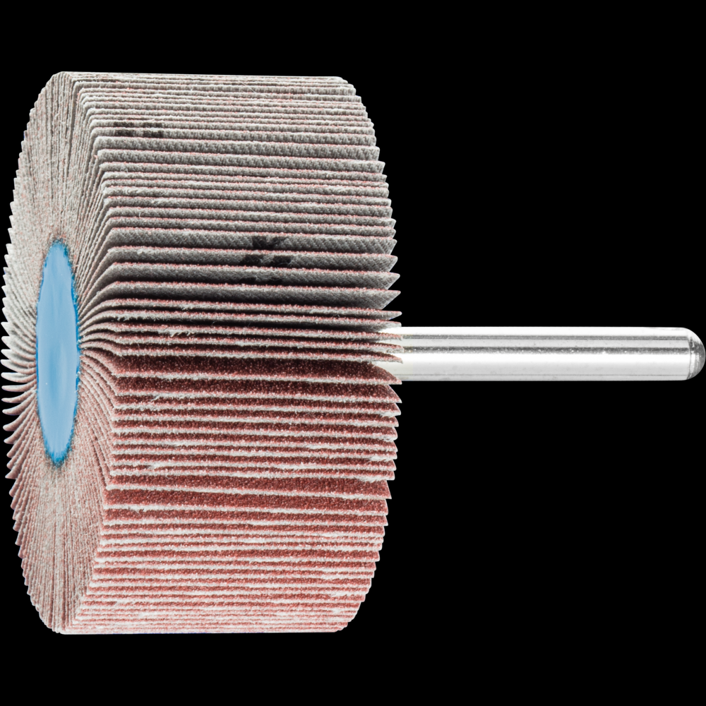 PFERD Mounted Flap Wheel, 2-1/2&#34; x 1, 120 Grit, 1/4&#34; Shank, Aluminum oxide<span class=' ItemWarning' style='display:block;'>Item is usually in stock, but we&#39;ll be in touch if there&#39;s a problem<br /></span>