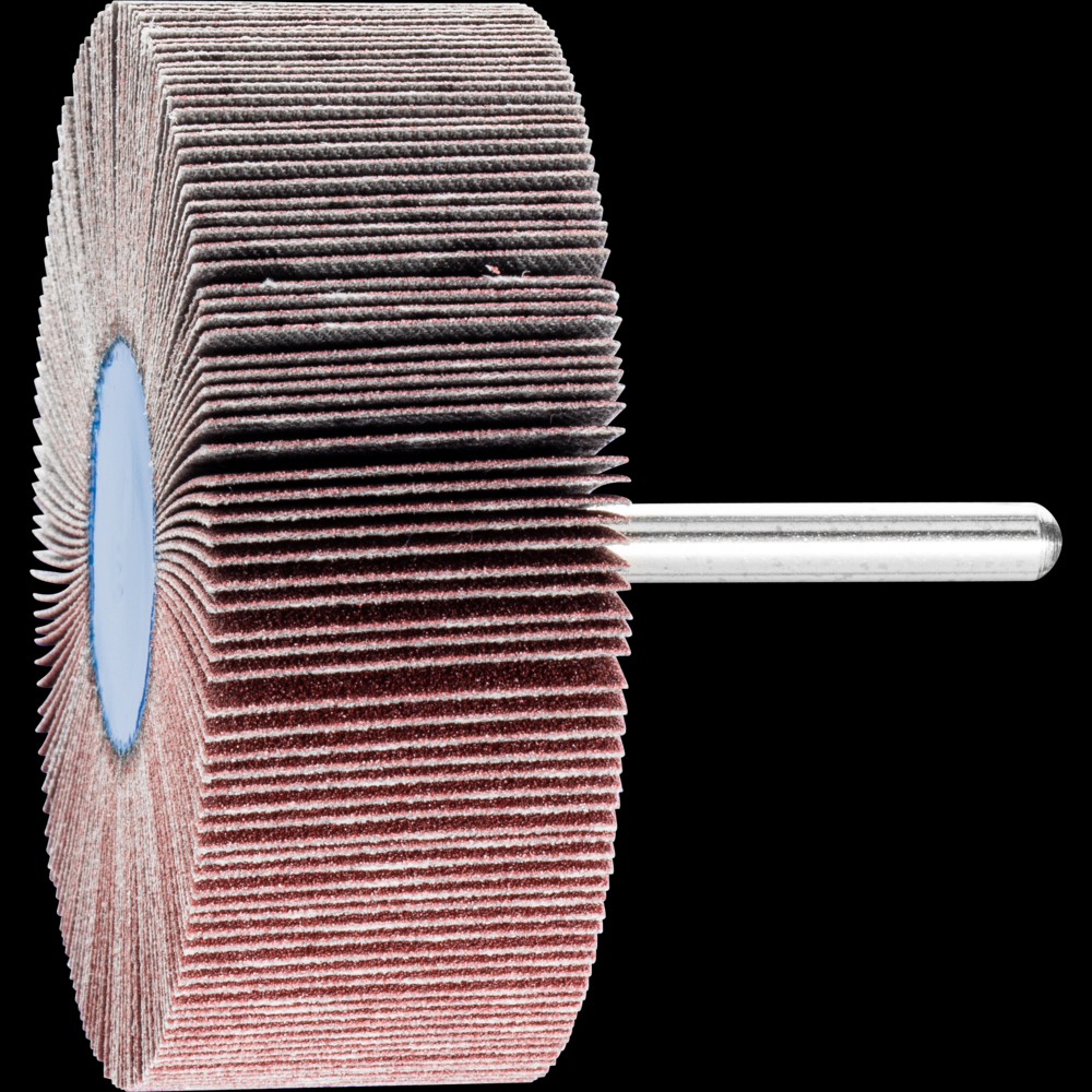 PFERD Mounted Flap Wheel, 3&#34; x 1, 180 Grit, 1/4&#34; Shank, Aluminum oxide<span class=' ItemWarning' style='display:block;'>Item is usually in stock, but we&#39;ll be in touch if there&#39;s a problem<br /></span>
