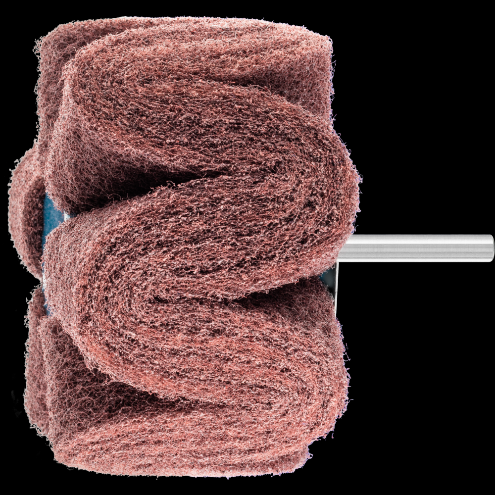 PFERD POLINOX® Mounted Flap Wheel,4&#34; x 2,180 Grit,Corrugated, 1/4&#34;Shank,Aluminum Oxide<span class=' ItemWarning' style='display:block;'>Item is usually in stock, but we&#39;ll be in touch if there&#39;s a problem<br /></span>