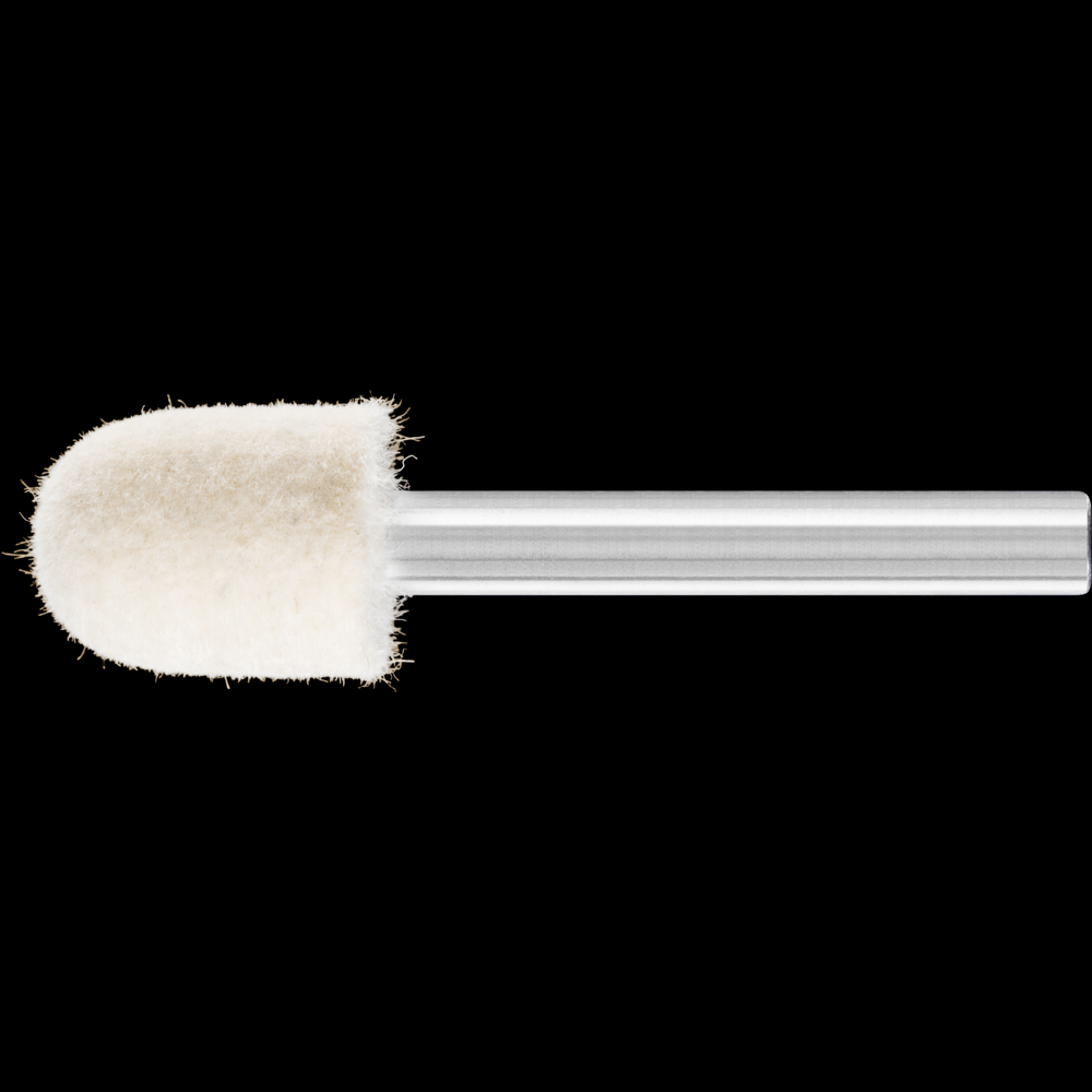 PFERD Felt Point, 9/16&#34; x 3/4, Cylindrical Shape Radius End, Medium Grade, 1/4&#34; Shank<span class=' ItemWarning' style='display:block;'>Item is usually in stock, but we&#39;ll be in touch if there&#39;s a problem<br /></span>