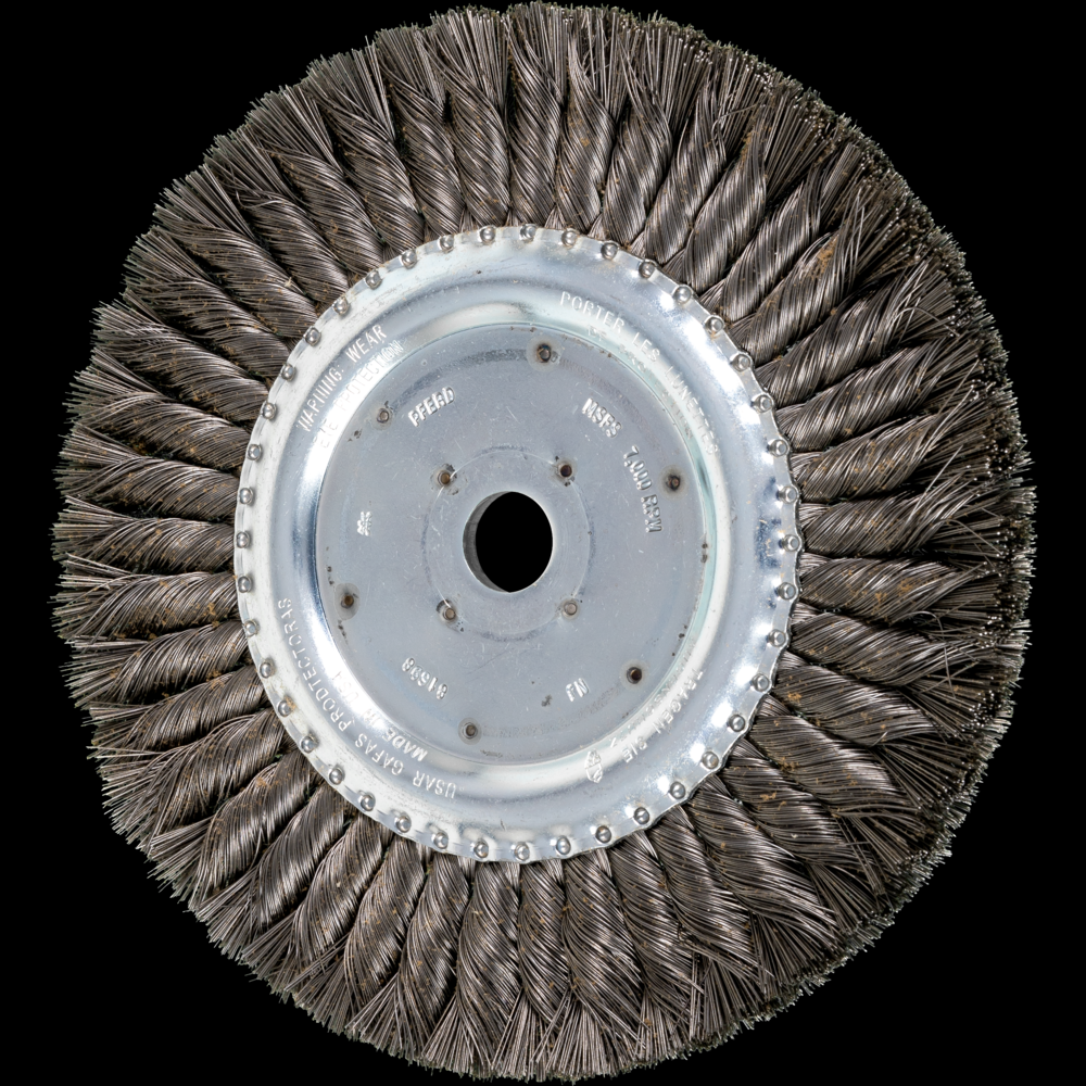 PFERD Standard Twist Knot Wire Wheel Brush 8&#34; Dia. .014 Carbon Steel 3/4&#34; Arbor<span class=' ItemWarning' style='display:block;'>Item is usually in stock, but we&#39;ll be in touch if there&#39;s a problem<br /></span>
