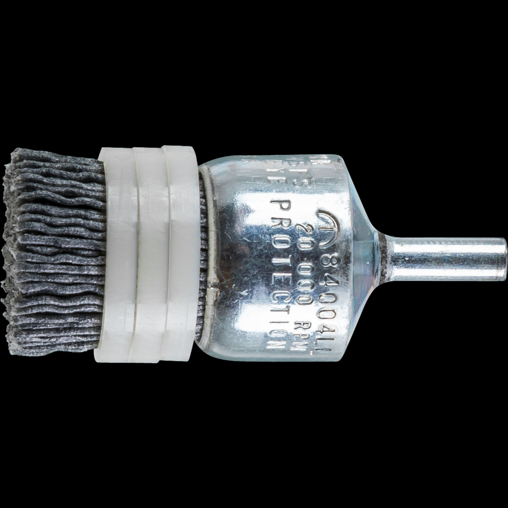 PFERD M-BRAD® End Brush - Banded 1&#34; Dia. .040/120 Grit Silicon Carbide 1/4&#34; Shank<span class=' ItemWarning' style='display:block;'>Item is usually in stock, but we&#39;ll be in touch if there&#39;s a problem<br /></span>