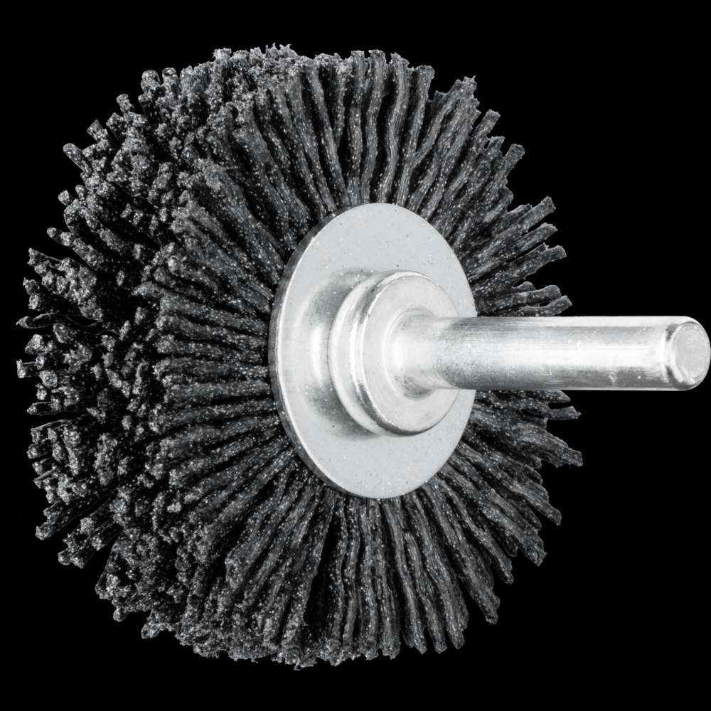 PFERD M-BRAD® Mounted Wheel Brush 2&#34; Dia. .040/80 Ceramic Oxide 1/4&#34; Shank<span class=' ItemWarning' style='display:block;'>Item is usually in stock, but we&#39;ll be in touch if there&#39;s a problem<br /></span>