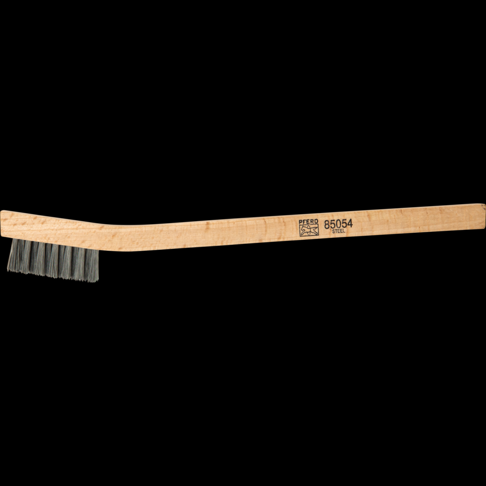 PFERD Welders Toothbrush 3x7 Rows .006 Carbon Steel Wire Wooden Block<span class=' ItemWarning' style='display:block;'>Item is usually in stock, but we&#39;ll be in touch if there&#39;s a problem<br /></span>