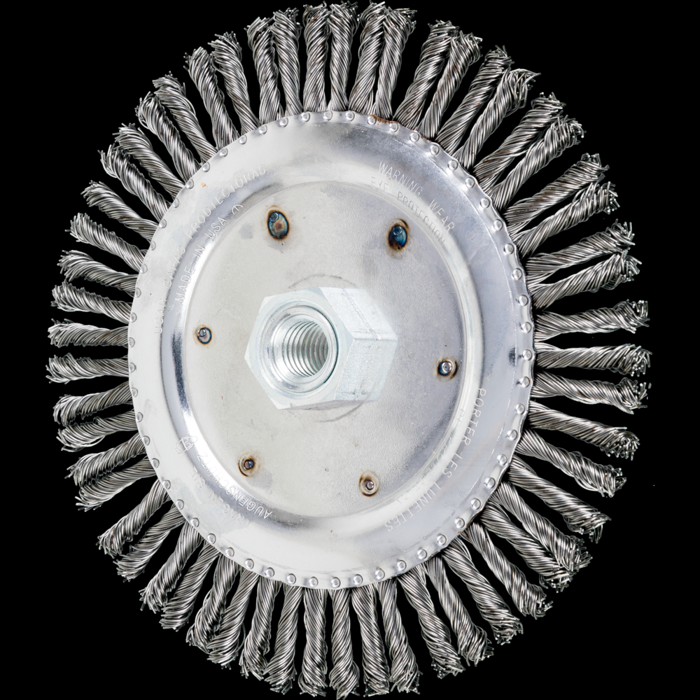 PFERD TWIN NUT COMBITWIST® Stringer Bead 6-7/8&#34; Dia .020 CS 5/8-11&#34; Thread<span class=' ItemWarning' style='display:block;'>Item is usually in stock, but we&#39;ll be in touch if there&#39;s a problem<br /></span>