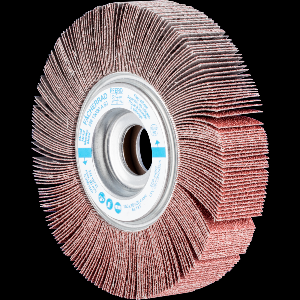 PFERD Unmounted Flap Wheel, 6&#34; x 1, 1&#34; Arbor, 60 Grit, Aluminum oxide<span class=' ItemWarning' style='display:block;'>Item is usually in stock, but we&#39;ll be in touch if there&#39;s a problem<br /></span>