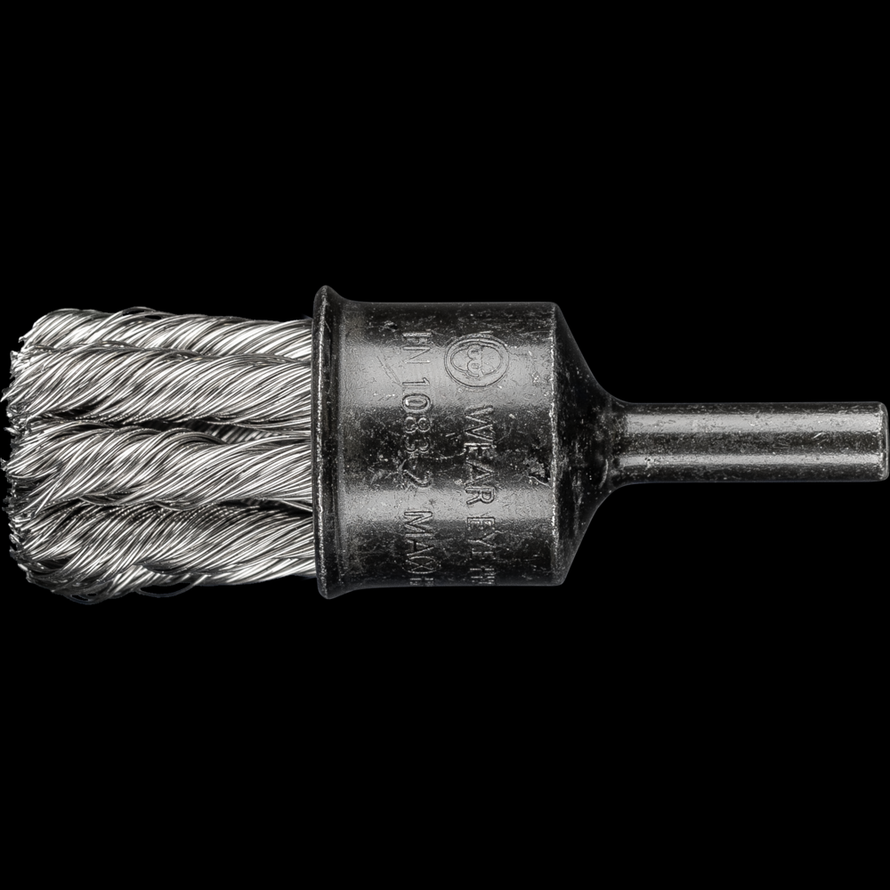 PFERD Knot Wire End Brush PSF 3/4&#34; Dia. .020 Carbon Steel 1/4&#34; Shank<span class=' ItemWarning' style='display:block;'>Item is usually in stock, but we&#39;ll be in touch if there&#39;s a problem<br /></span>