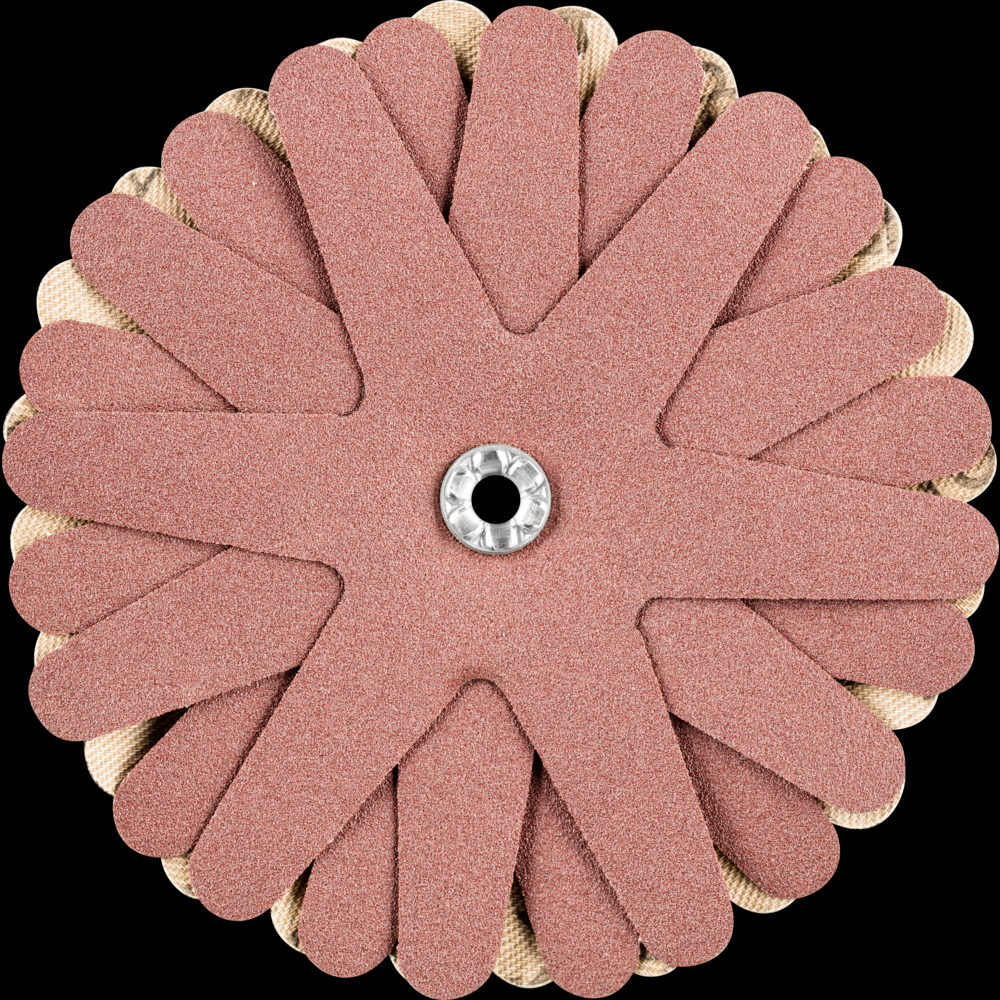 PFERD POLISTAR-TUBE Abrasive Star, 4&#34; dia, 8 Layers, 5mm Bore, 180 Grit,Aluminum oxide<span class=' ItemWarning' style='display:block;'>Item is usually in stock, but we&#39;ll be in touch if there&#39;s a problem<br /></span>