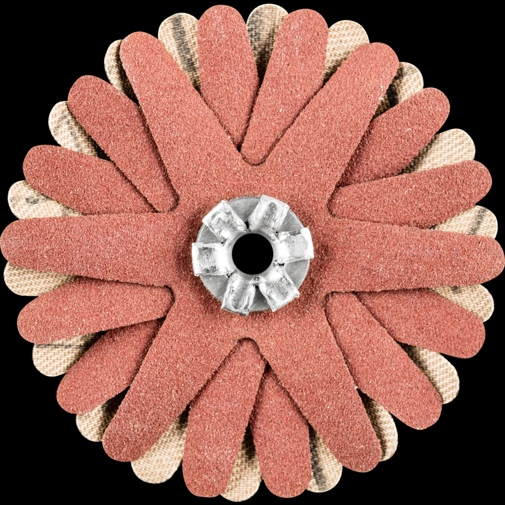 PFERD POLISTAR-TUBE Abrasive Star, 2&#34; dia, 6 Layers, 4mm Bore, 320 Grit,Aluminum oxide<span class=' ItemWarning' style='display:block;'>Item is usually in stock, but we&#39;ll be in touch if there&#39;s a problem<br /></span>