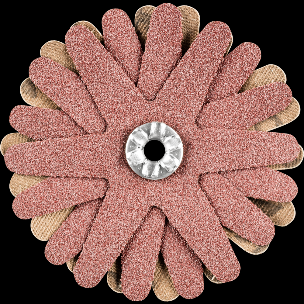 PFERD POLISTAR-TUBE Abrasive Star, 2-1/4&#34;dia,6 Layers,4mm Bore,120 Grit,Aluminum oxide<span class=' ItemWarning' style='display:block;'>Item is usually in stock, but we&#39;ll be in touch if there&#39;s a problem<br /></span>