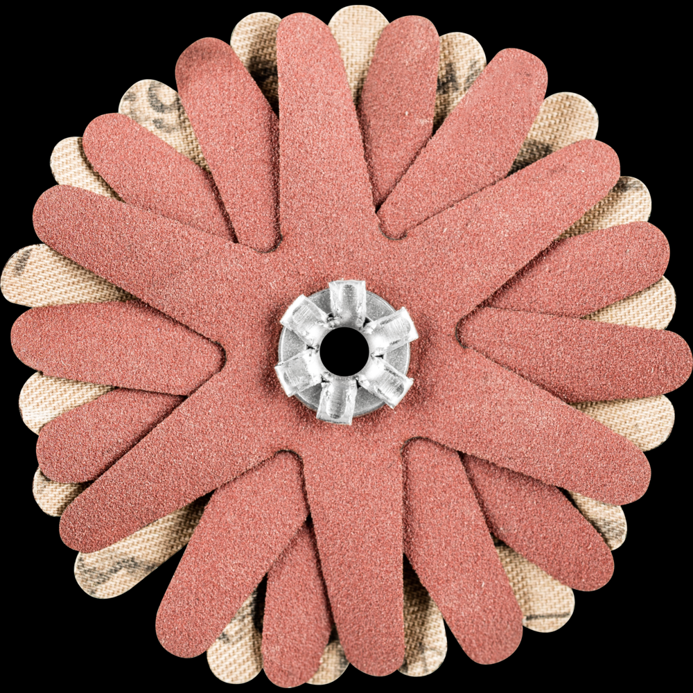 PFERD POLISTAR-TUBE Abrasive Star, 2-1/4&#34;dia,6 Layers,4mm Bore,320 Grit,Aluminum oxide<span class=' ItemWarning' style='display:block;'>Item is usually in stock, but we&#39;ll be in touch if there&#39;s a problem<br /></span>