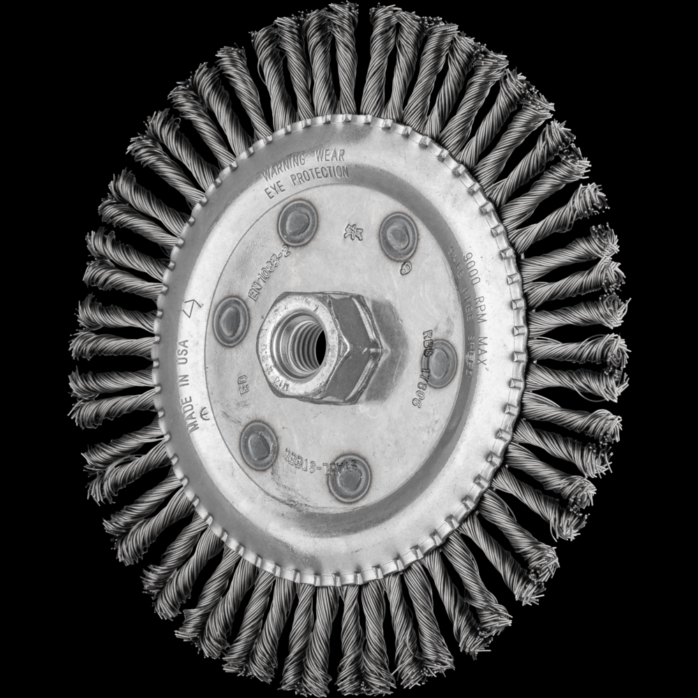 PFERD COMBITWIST® Stringer Bead Wheel Brush 6-7/8&#34; Dia .020 CS5/8-11&#34; Thread<span class=' ItemWarning' style='display:block;'>Item is usually in stock, but we&#39;ll be in touch if there&#39;s a problem<br /></span>