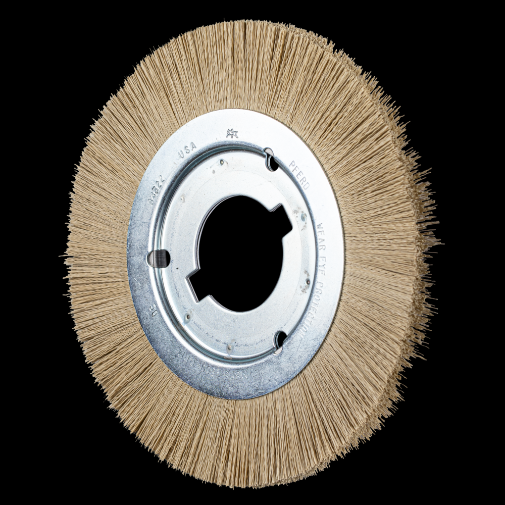 PFERD M-BRAD® Wheel Brush 8&#34; Dia Narrow Face 600 Grit Diamond 2&#34; Keyed Arbor<span class=' ItemWarning' style='display:block;'>Item is usually in stock, but we&#39;ll be in touch if there&#39;s a problem<br /></span>