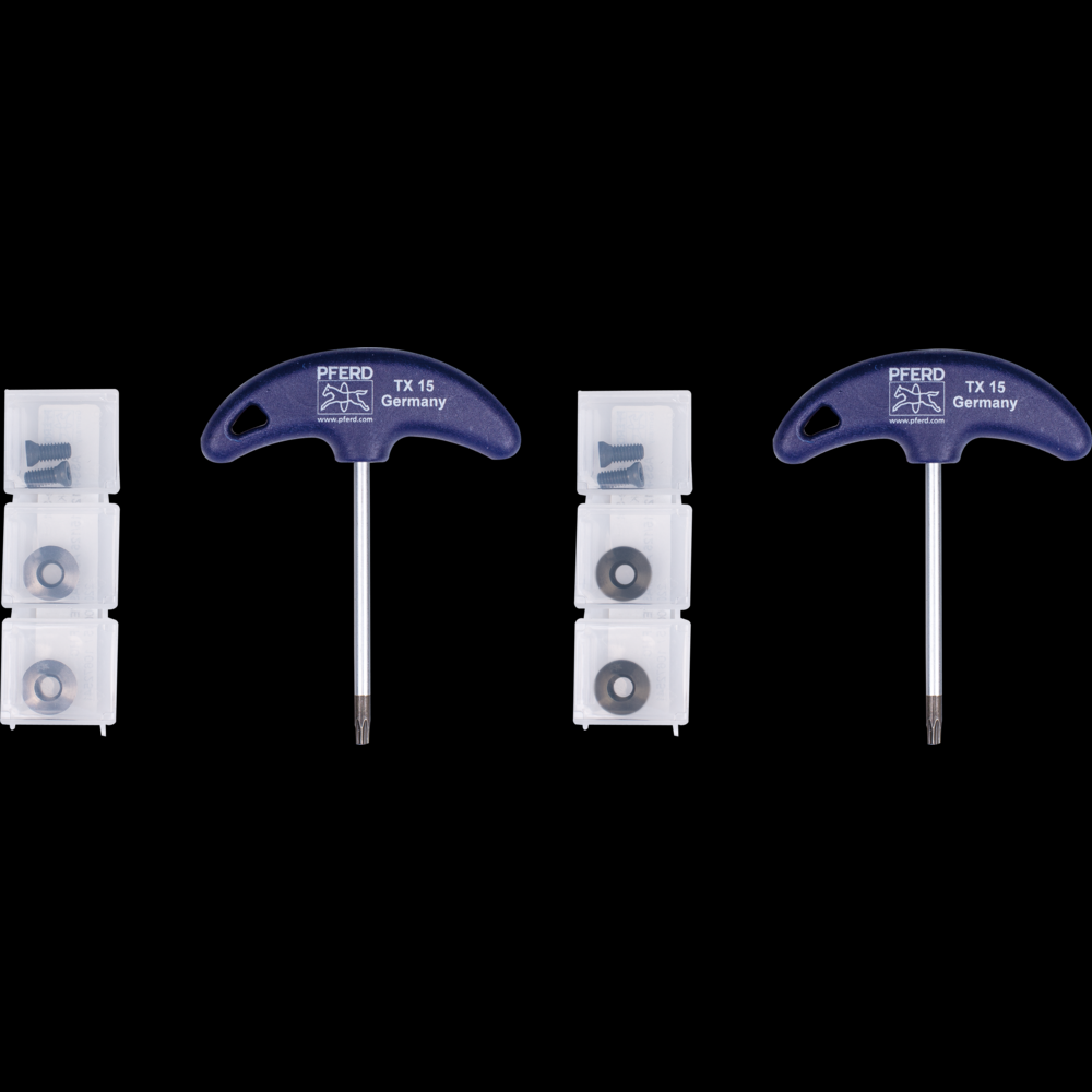 PFERD 4-1/2&#34;/5&#34; ALUMASTER Service Set - TORX Key, 2 Screws, 2 Inserts<span class=' ItemWarning' style='display:block;'>Item is usually in stock, but we&#39;ll be in touch if there&#39;s a problem<br /></span>