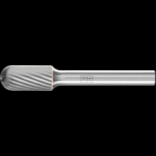 Pferd Inc. 21724421 - PFERD Carbide Bur SC-3 Cylindrical Radius End Single Cut 3/8" x 3/4" x 1/4" Shank