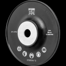 Pferd Inc. 47601221 - PFERD Fiber Disc Backing Pad, High Performance, Flexible, 4-1/2" Dia, 5/8-11 Nut