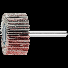 Pferd Inc. 47801304 - PFERD Mounted Flap Wheel, 1-1/2" x 1, 60 Grit, 1/4" Shank, Aluminum oxide
