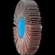 Pferd Inc. 47801371 - PFERD Quick Change Flap Wheel, 2-1/2" x 1/2, 80 Grit, 1/4-20 Thread, Aluminum oxide