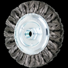 Pferd Inc. 79182681 - PFERD COMBITWIST® Knot Wire Wheel Brush 6" Dia. .014 Carbon Steel 5/8-11" Thread