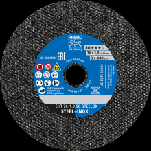 Pferd Inc. 69520276 - PFERD Die Grinder Cut-Off Wheel, 3" x .040 x 3/8, SG STEELOX, T1, Aluminum oxide