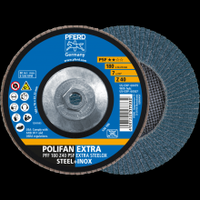 Pferd Inc. 69300753 - PFERD Flap Disc, 7" x 5/8-11, Z PSF EXTRA STEELOX, 40 Grit, T27, Flat, Zirconia