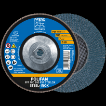 Pferd Inc. 69300445 - PFERD Flap Disc, 7" x 5/8-11, Z PSF STEELOX, 60 Grit, T27, Flat, Zirconia