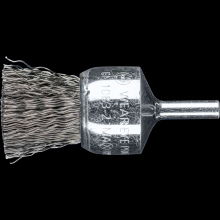 Pferd Inc. 47701726 - PFERD Crimped Wire End Brush PSF 1" Dia. .020 Carbon Steel 1/4" Shank 10 Pack