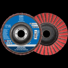 Pferd Inc. 44695112 - PFERD POLIVLIES® Non-Woven Flap Disc, 5" x 7/8, 80 Grit, Medium, Ceramic oxide CO-COOL