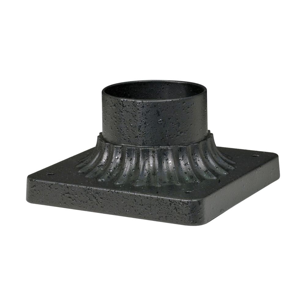 ALUMINUM POST BASE TEXT. BLK.<span class=' ItemWarning' style='display:block;'>Item is usually in stock, but we&#39;ll be in touch if there&#39;s a problem<br /></span>