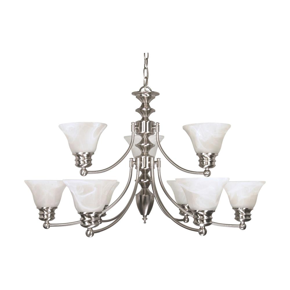 EMPIRE 9 LT CHANDELIER<span class=' ItemWarning' style='display:block;'>Item is usually in stock, but we&#39;ll be in touch if there&#39;s a problem<br /></span>