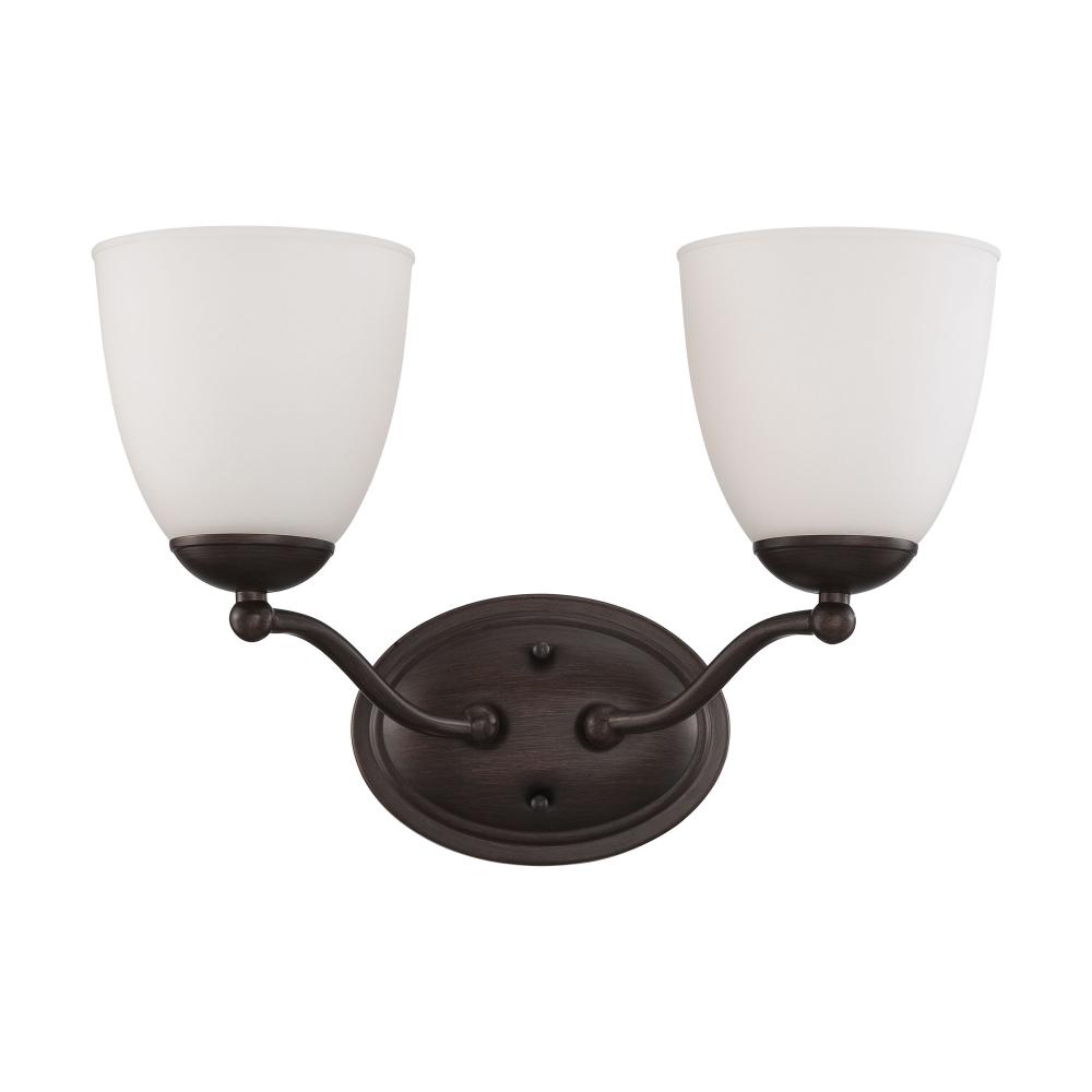 PATTON 2 LIGHT VANITY<span class=' ItemWarning' style='display:block;'>Item is usually in stock, but we&#39;ll be in touch if there&#39;s a problem<br /></span>