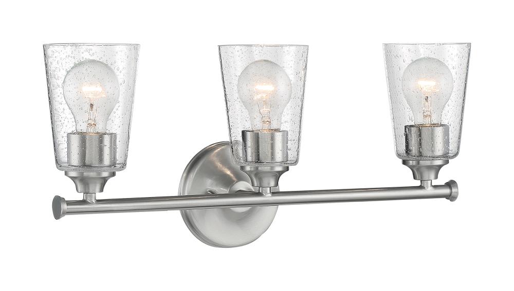 BRANSEL 3 LIGHT VANITY<span class=' ItemWarning' style='display:block;'>Item is usually in stock, but we&#39;ll be in touch if there&#39;s a problem<br /></span>