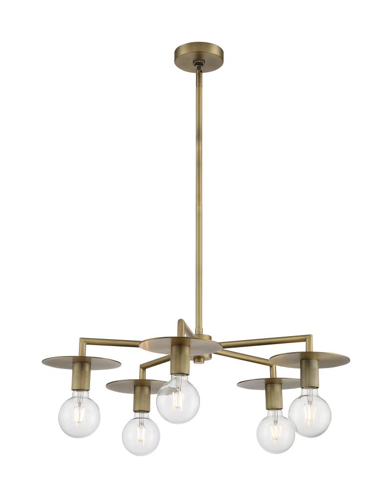 BIZET 5 LIGHT CHANDELIER<span class=' ItemWarning' style='display:block;'>Item is usually in stock, but we&#39;ll be in touch if there&#39;s a problem<br /></span>