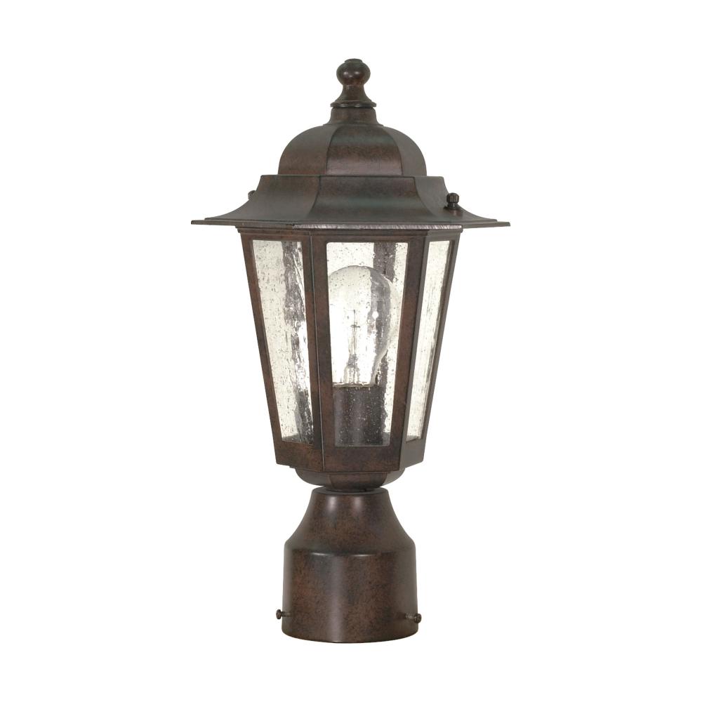 CORNERSTONE 1 LT POST LANTERN<span class=' ItemWarning' style='display:block;'>Item is usually in stock, but we&#39;ll be in touch if there&#39;s a problem<br /></span>